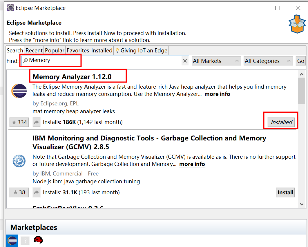 Eclipse Memory Analyzer安装